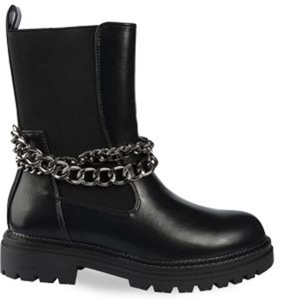 CHAINED COMBAT BOOTS