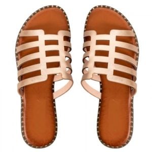 FLAT SANDALS (BRONZE)
