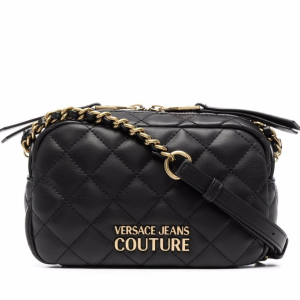 SMALL QUILTED CROSSBODY (BLACK)