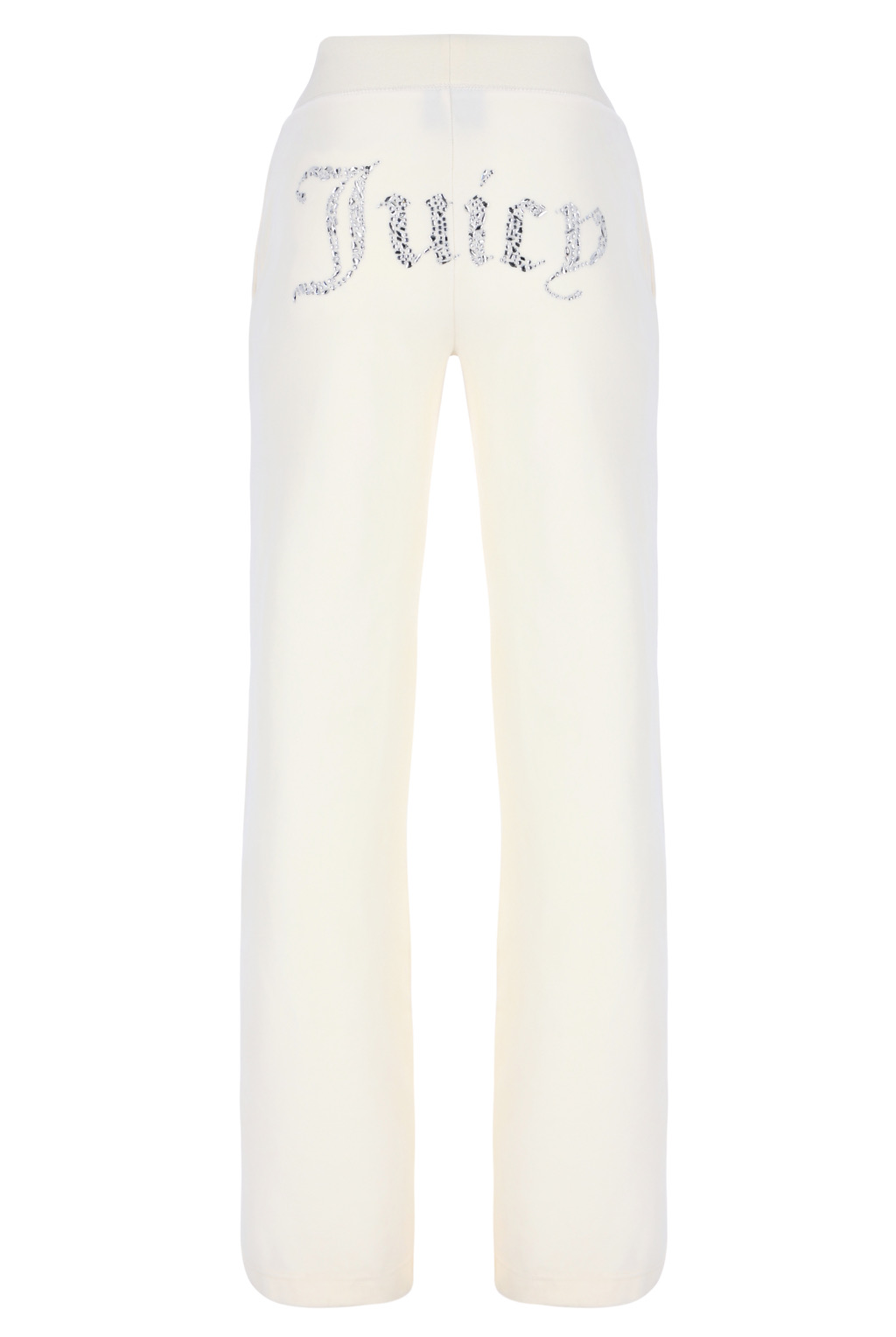 MIX CRYSTAL VELOUR TROUSERS (CREAM) *SET ONLY