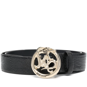 LEATHER SNAKE DESIGN BUCKLE BELT