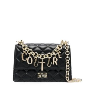 SMALL QUILTED SHOULDER BAG WITH CHARMS
