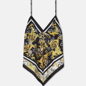 BAROQUE SATIN TOP