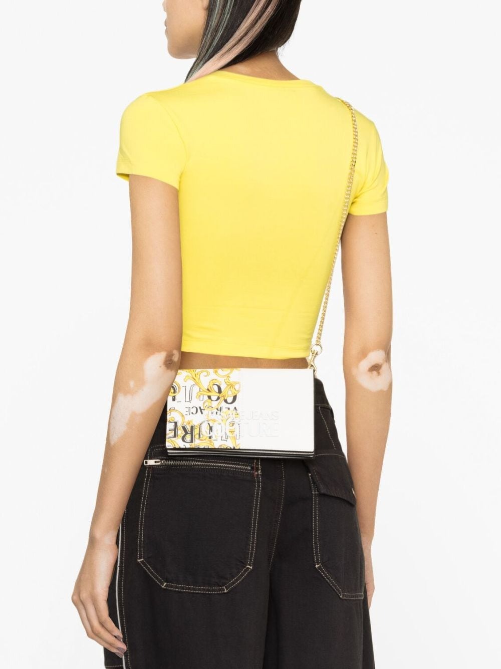 BI-COLOUR BAROCCO PRINT WALLET-PURSE - Image 2