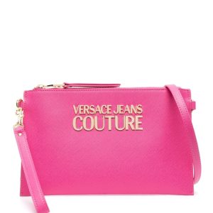SAFFIANO CROSSBODY WITH LOGO (FUSCHIA)