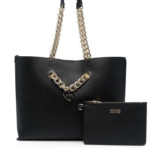 SHOPPER WITH HEART LOCK DECOR