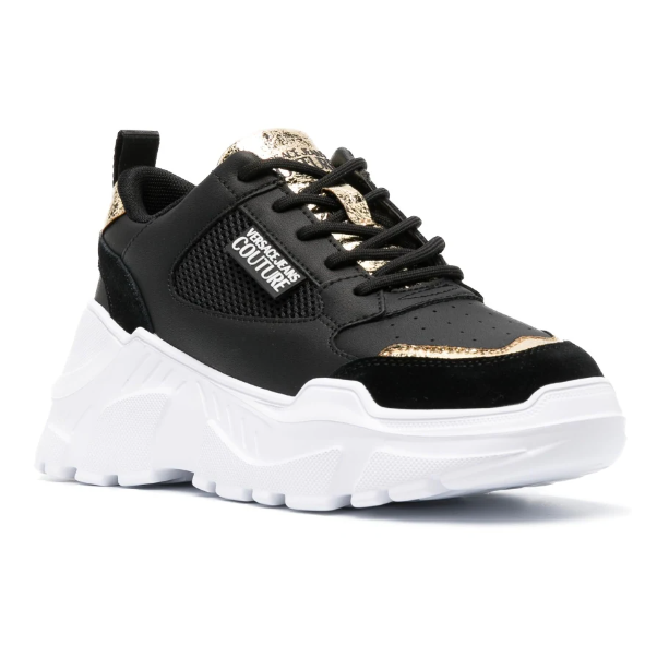 VERSACE JEANS CHUNKY SNEAKERS (BLACK)