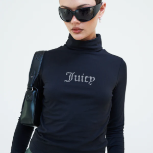 JUICY DIAMANTE TURTLENECK (BLACK)