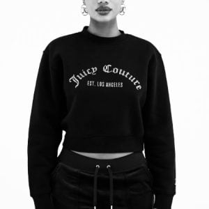 JUICY COUTURE DIAMANTE SWEATSHIRT (BLACK)