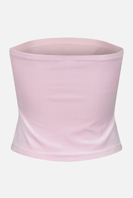 JUICY COUTURE VELOUR BANDEAUX TOP (PINK) - Image 4