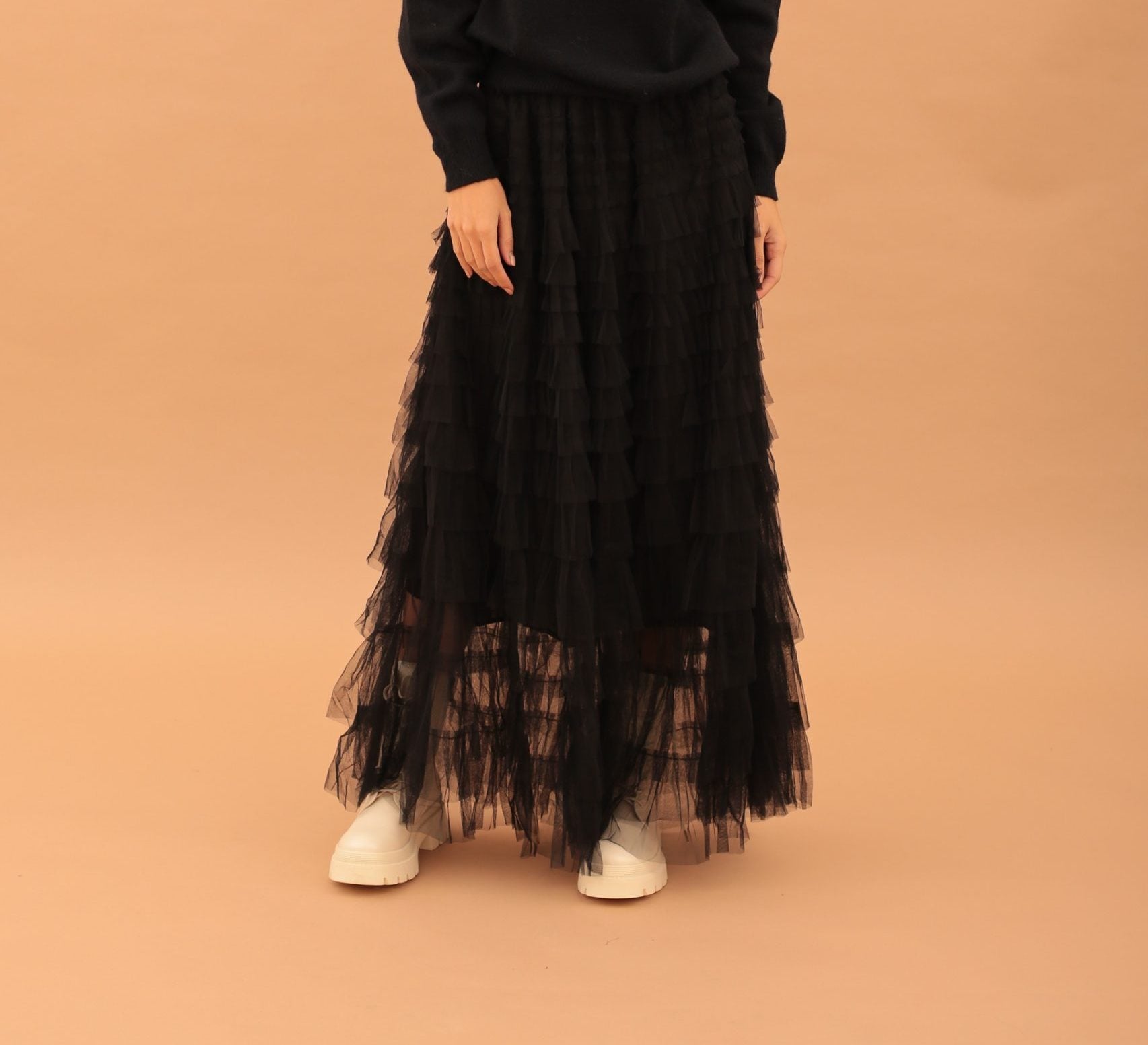 TULL LINED SKIRT