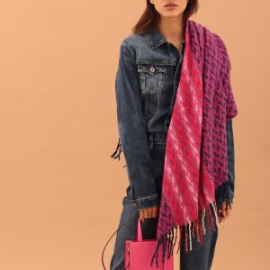 MOTIF SCARF - FUCHSIA