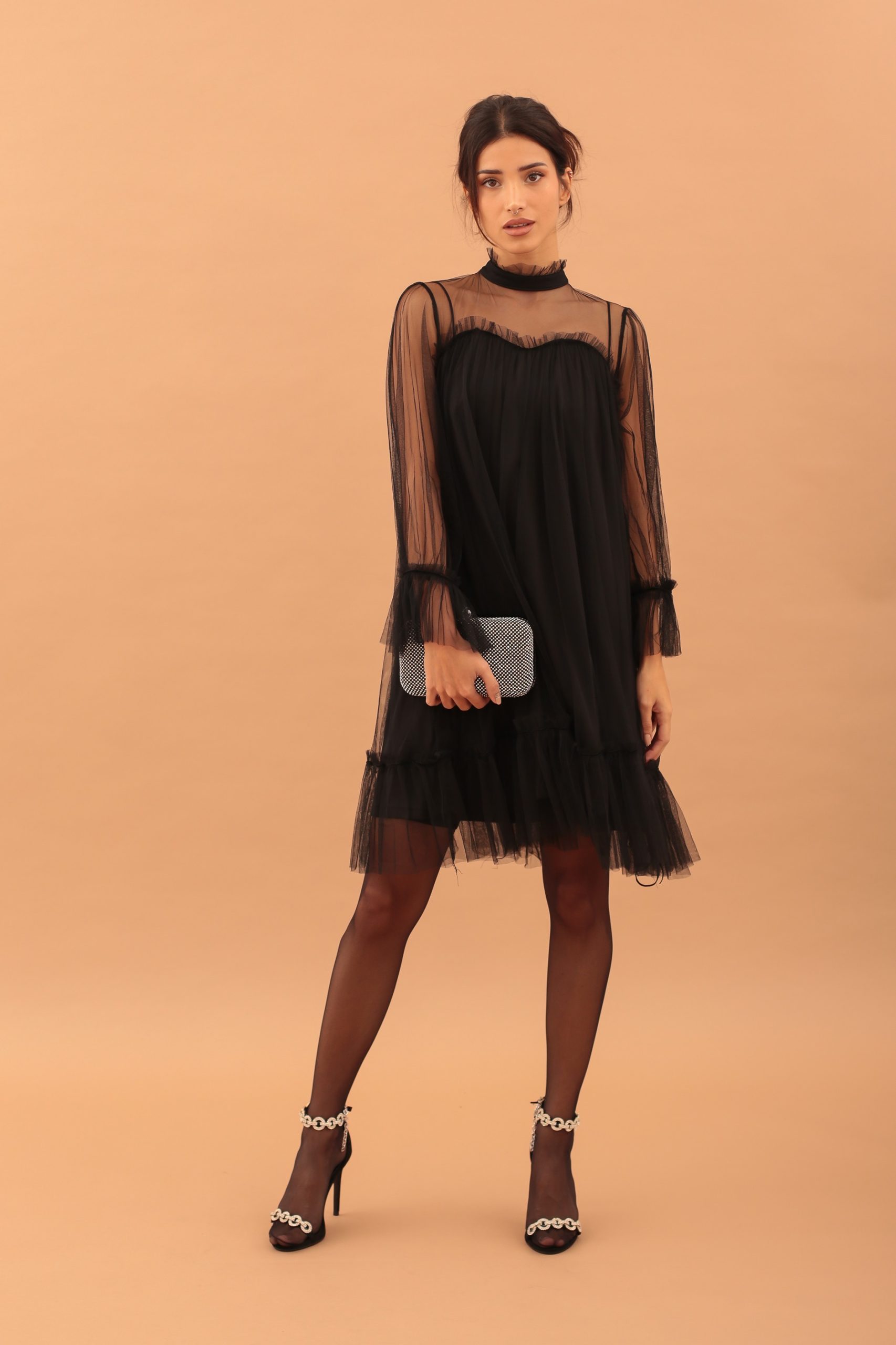 MINI TULLE JALIL DRESS