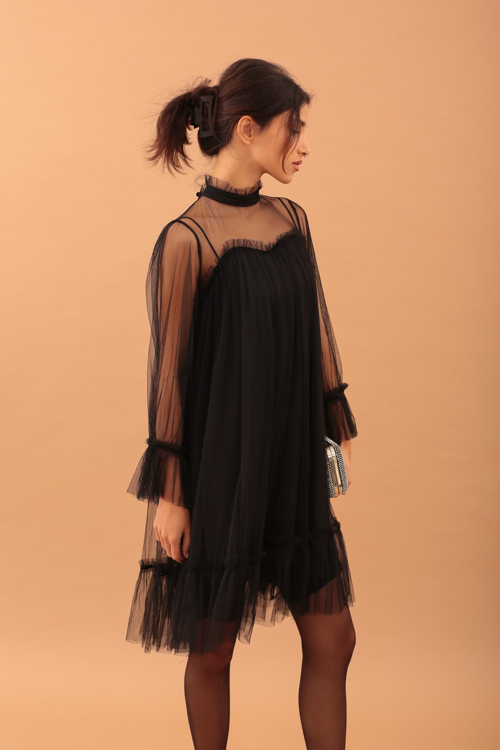 MINI TULLE JALIL DRESS - Image 4