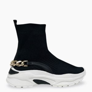 SOCK CHUNKIE BOOTIE GOLD CHAIN