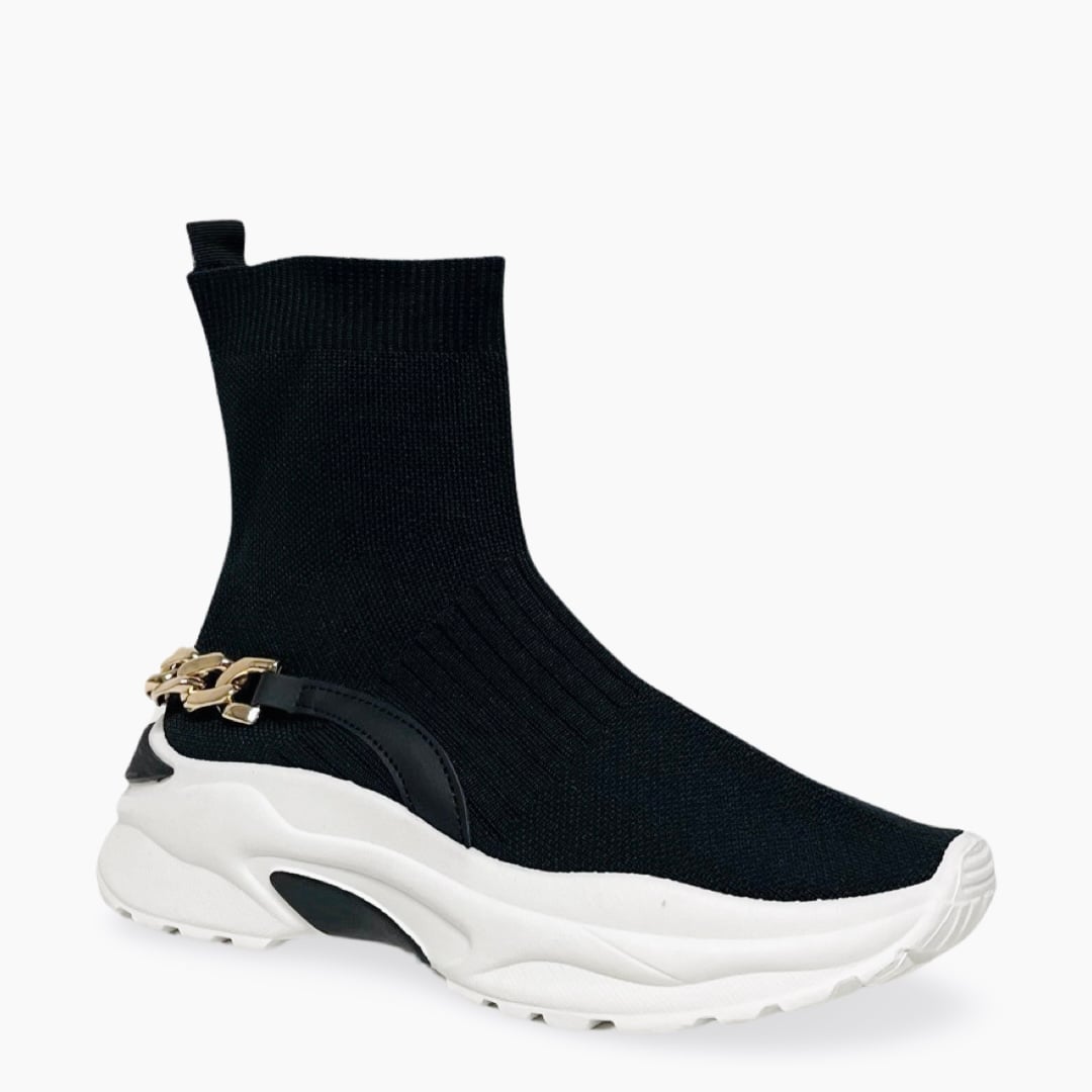 SOCK CHUNKIE BOOTIE GOLD CHAIN - Image 2