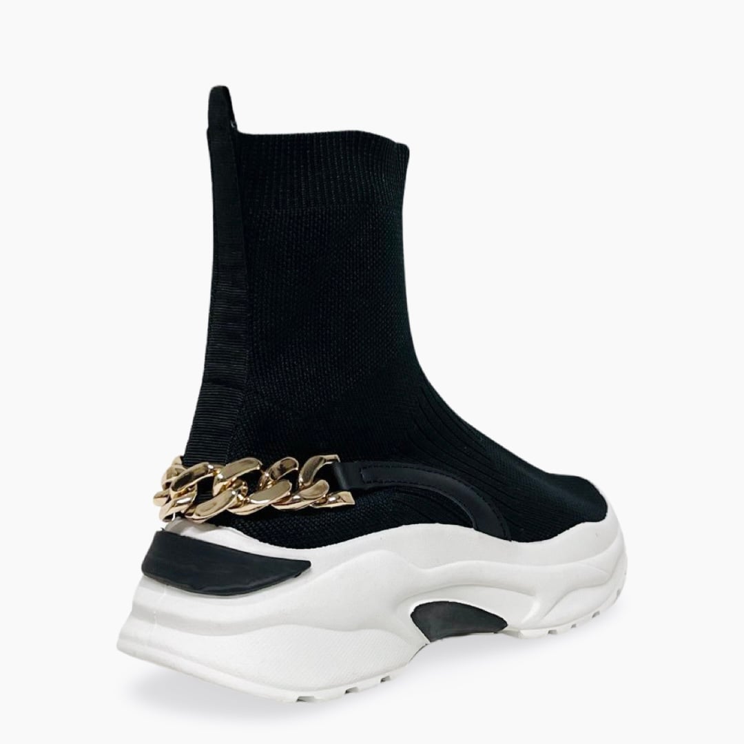 SOCK CHUNKIE BOOTIE GOLD CHAIN - Image 3