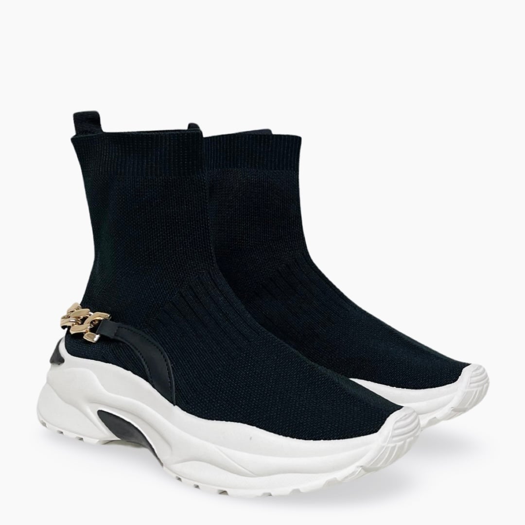 SOCK CHUNKIE BOOTIE GOLD CHAIN - Image 4