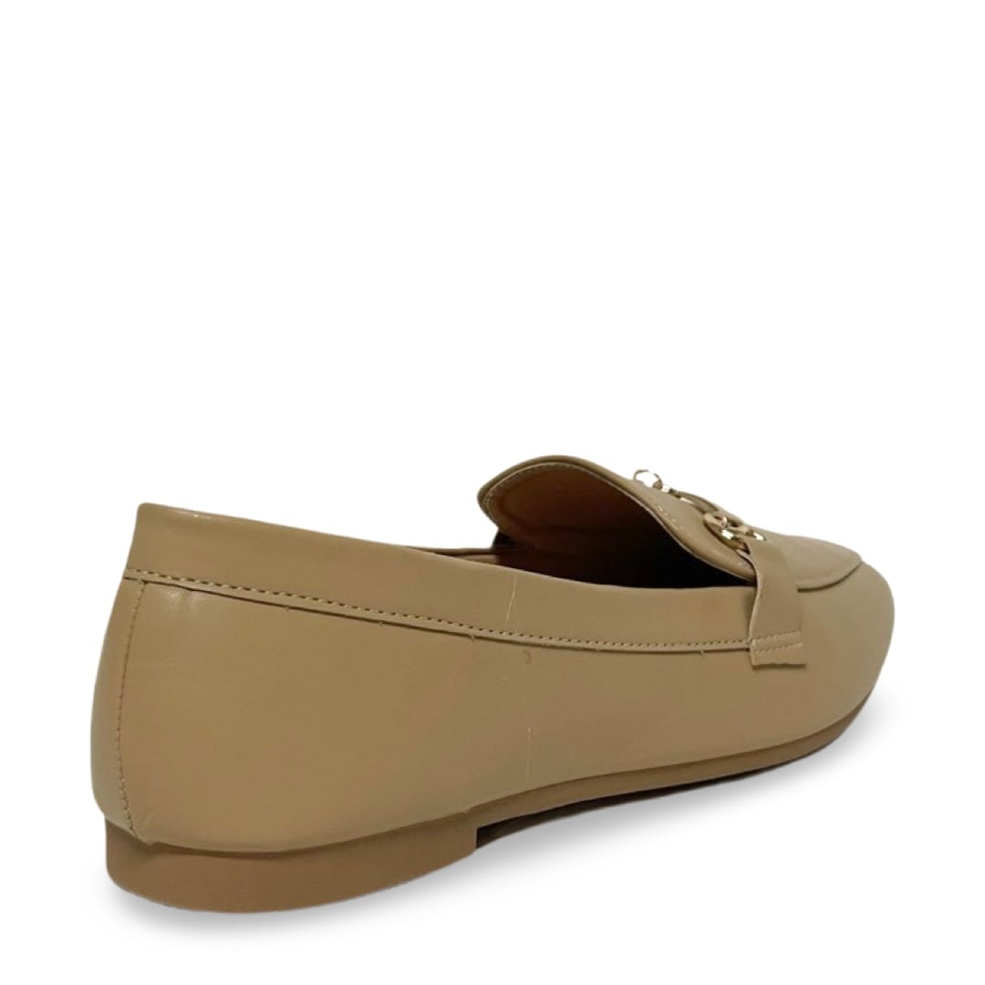 SLIM BUCKLE LOAFER - BEIGE - Image 3