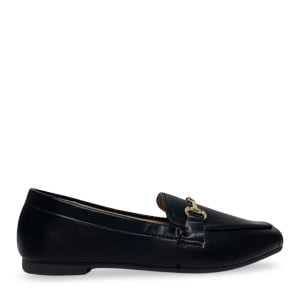 SLIM BUCKLE LOAFER - BLACK