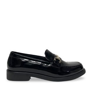 SHINY LOAFER GOLD BUCKLE