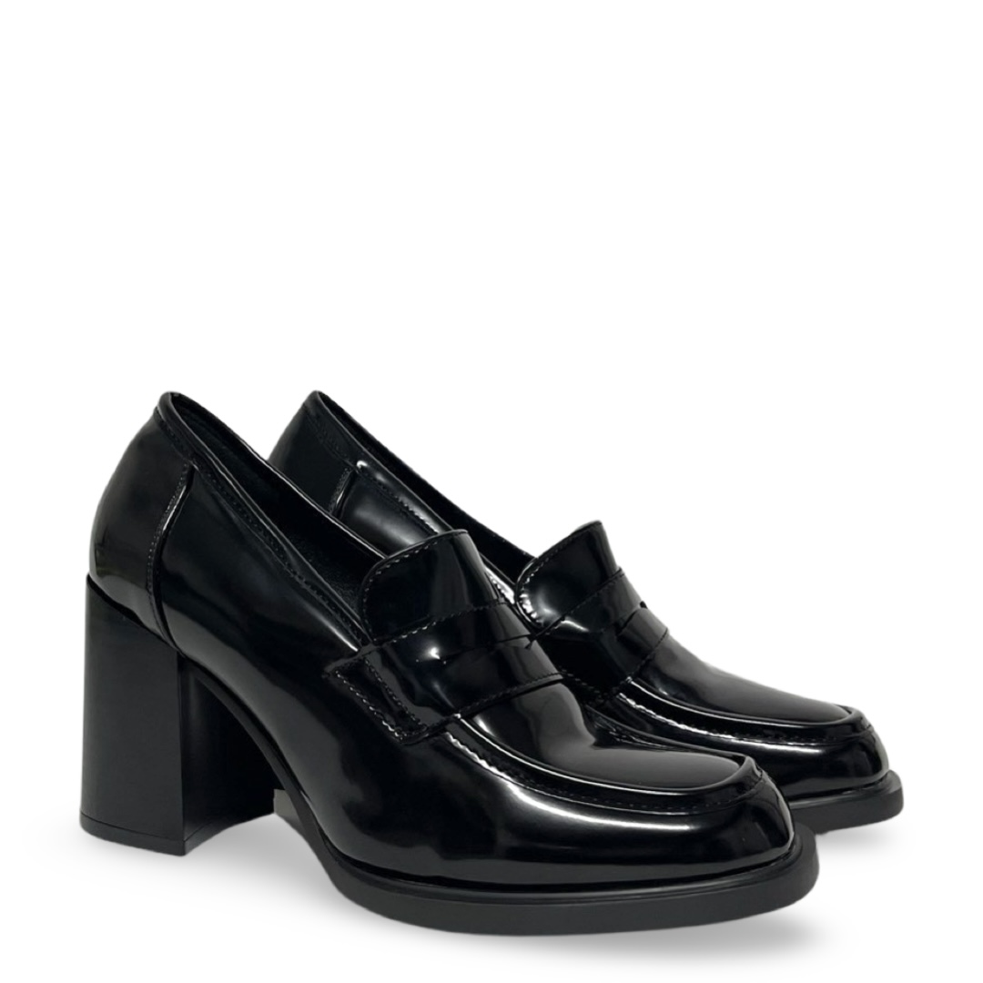 HEEL PLATFORM SHINY LOAFER - Image 4