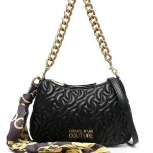 VERSACE JEANS MOON SHAPE MINI QUILT BAG WITH SCARF