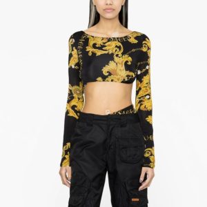 BAROCCO DIAGONAL CUT-OUT BLOUSE
