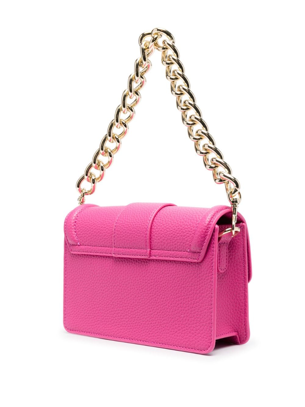 VERSACE JEANS SHOULDER BAG WITH MEDIUM VINTAGE BUCKLE - FUSCHIA - Image 3