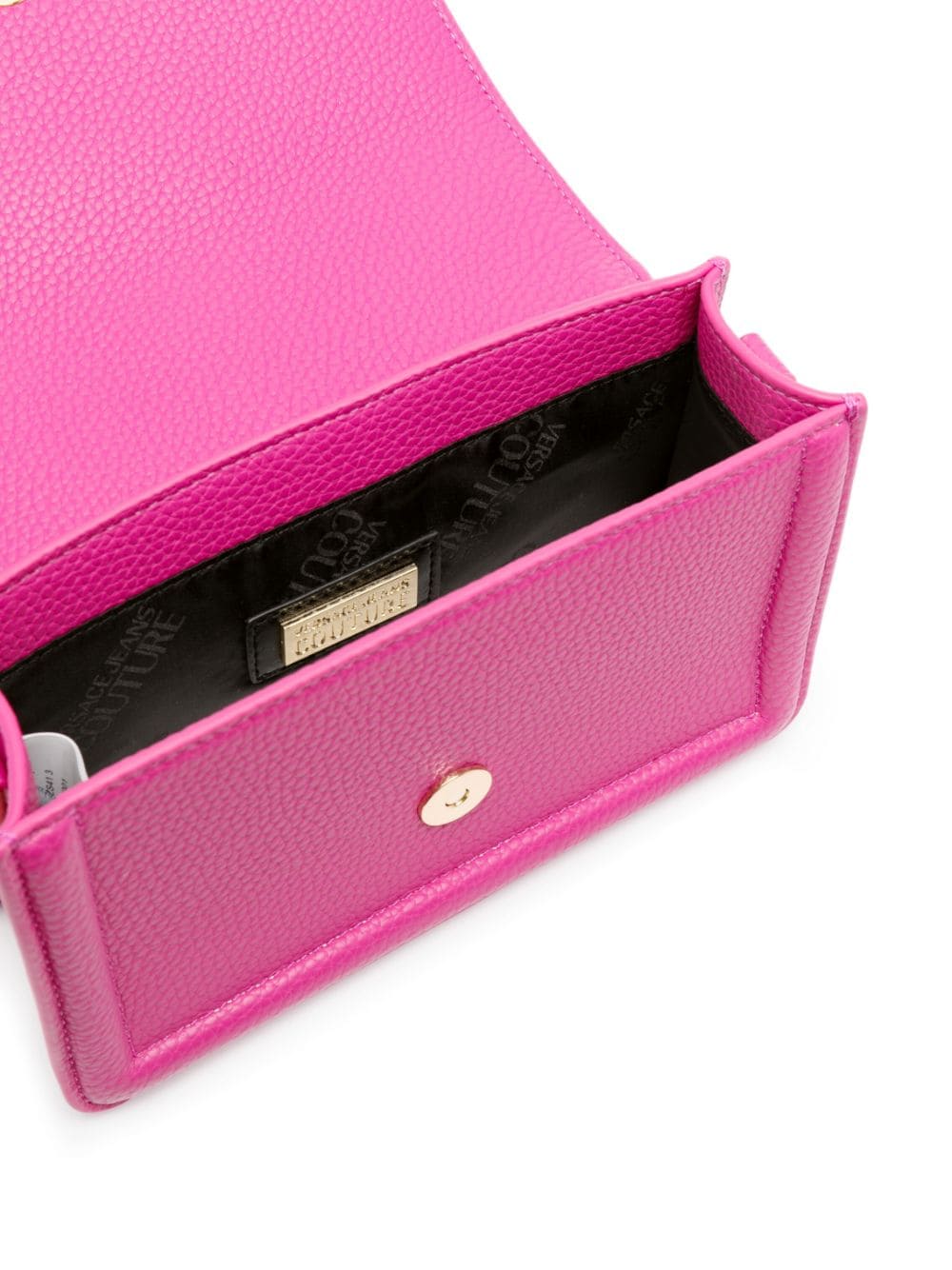VERSACE JEANS SHOULDER BAG WITH MEDIUM VINTAGE BUCKLE - FUSCHIA - Image 5