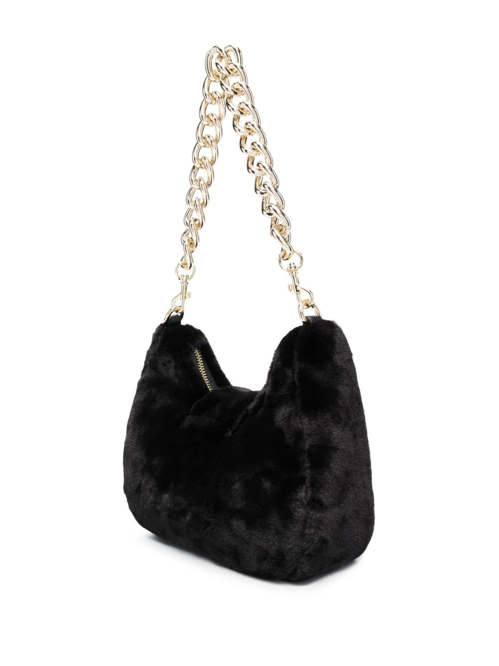 VERSACE JEANS FURRY MOON BAG WITH VINTAGE BUCKLE - Image 3