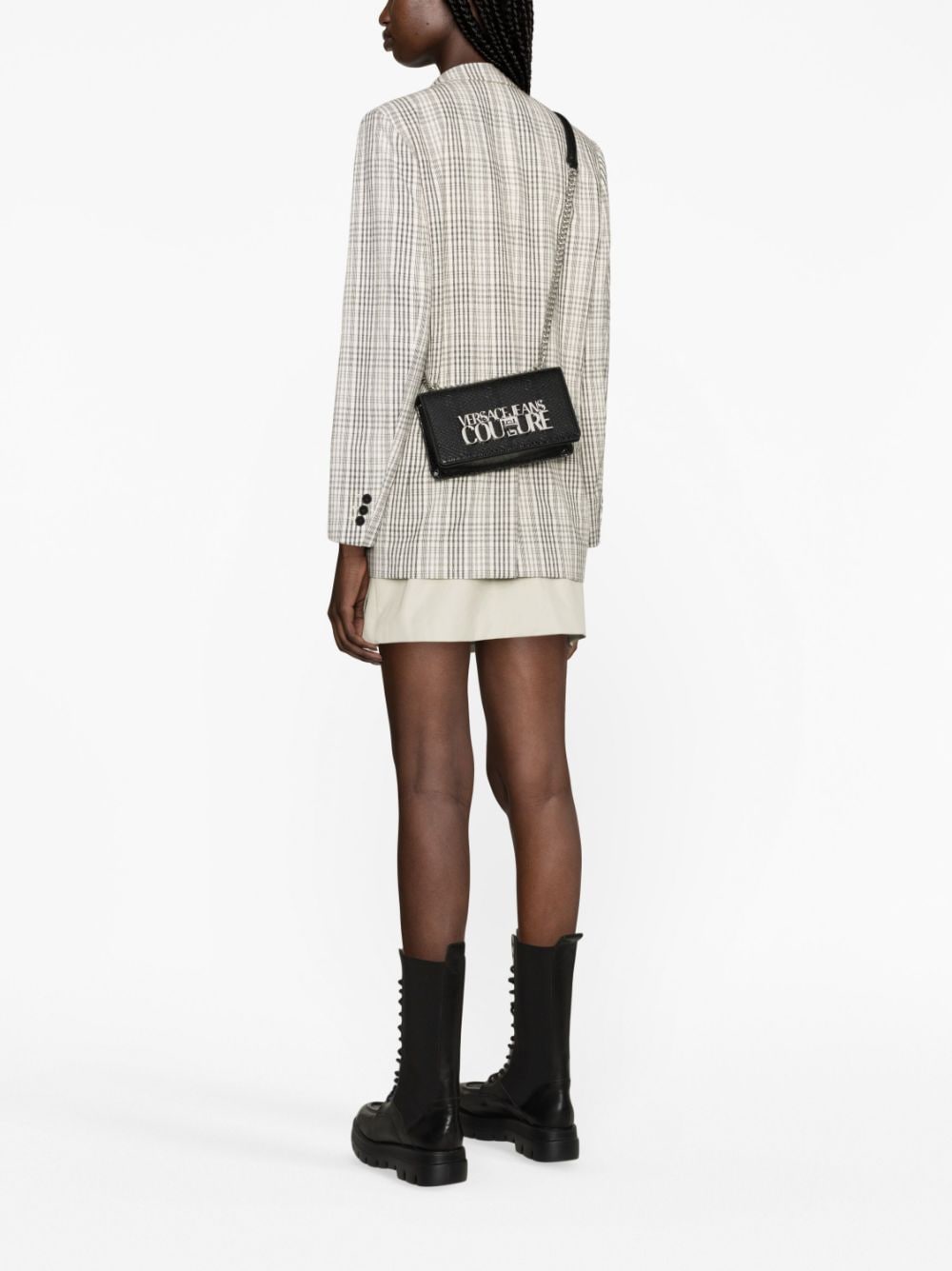 VERSACE JEANS CROC LOGO MEDIUM SHOULDER BAG - Image 5