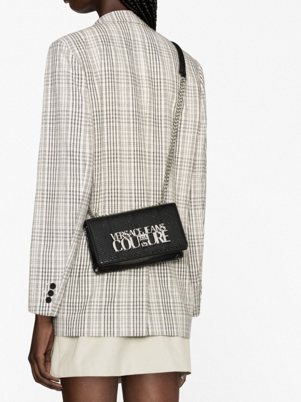 VERSACE JEANS CROC LOGO MEDIUM SHOULDER BAG - Image 2