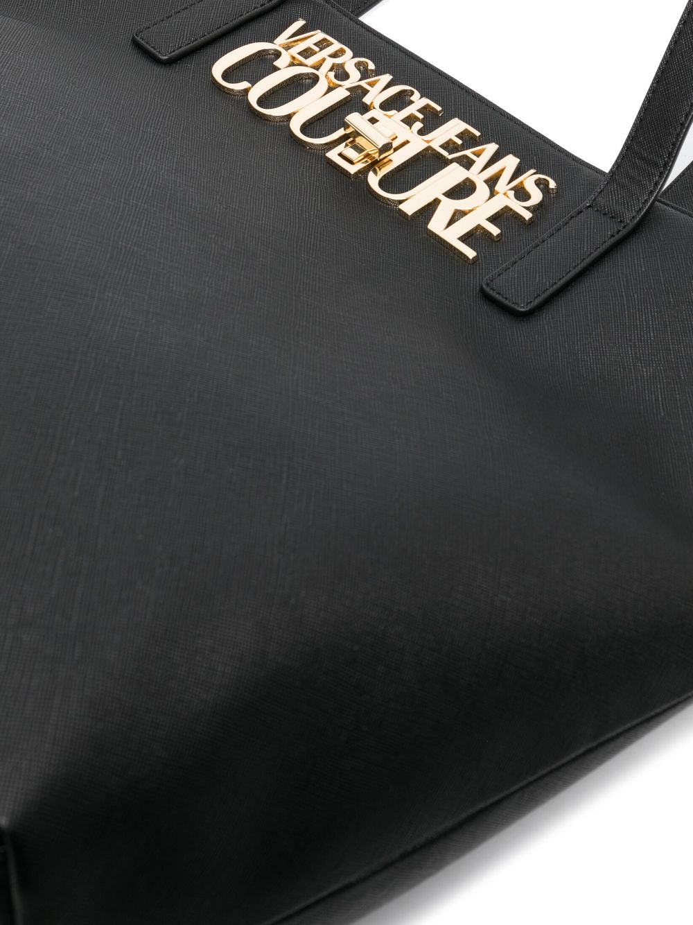 VERSACE JEANS LARGE SAFFIANO LOGO SHOPPER - Image 4