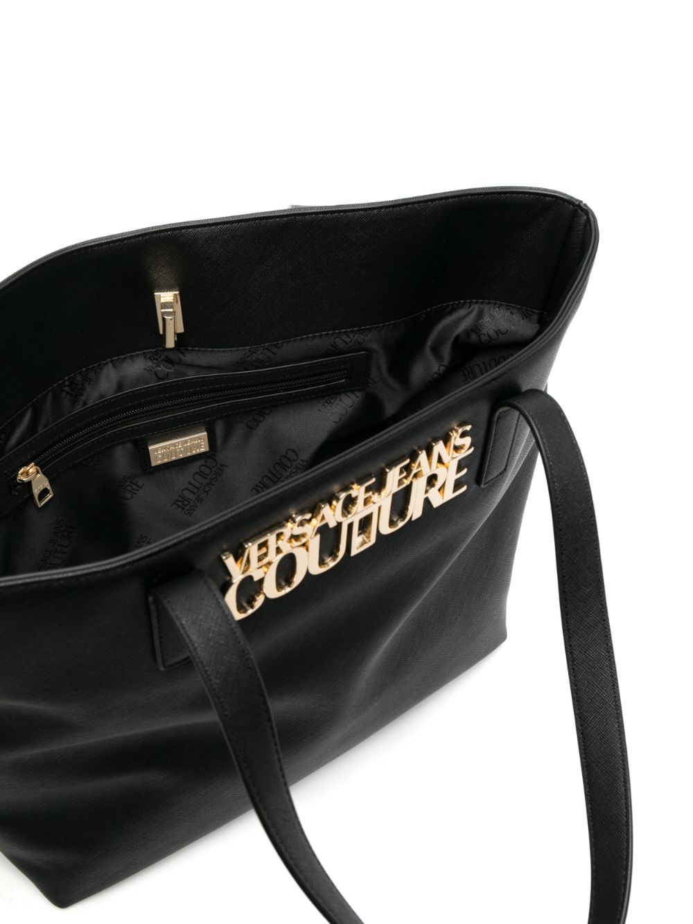 VERSACE JEANS LARGE SAFFIANO LOGO SHOPPER - Image 5