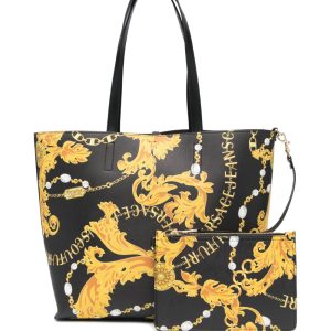 VERSACE JEANS BAROCCO PRINT SHOPPER