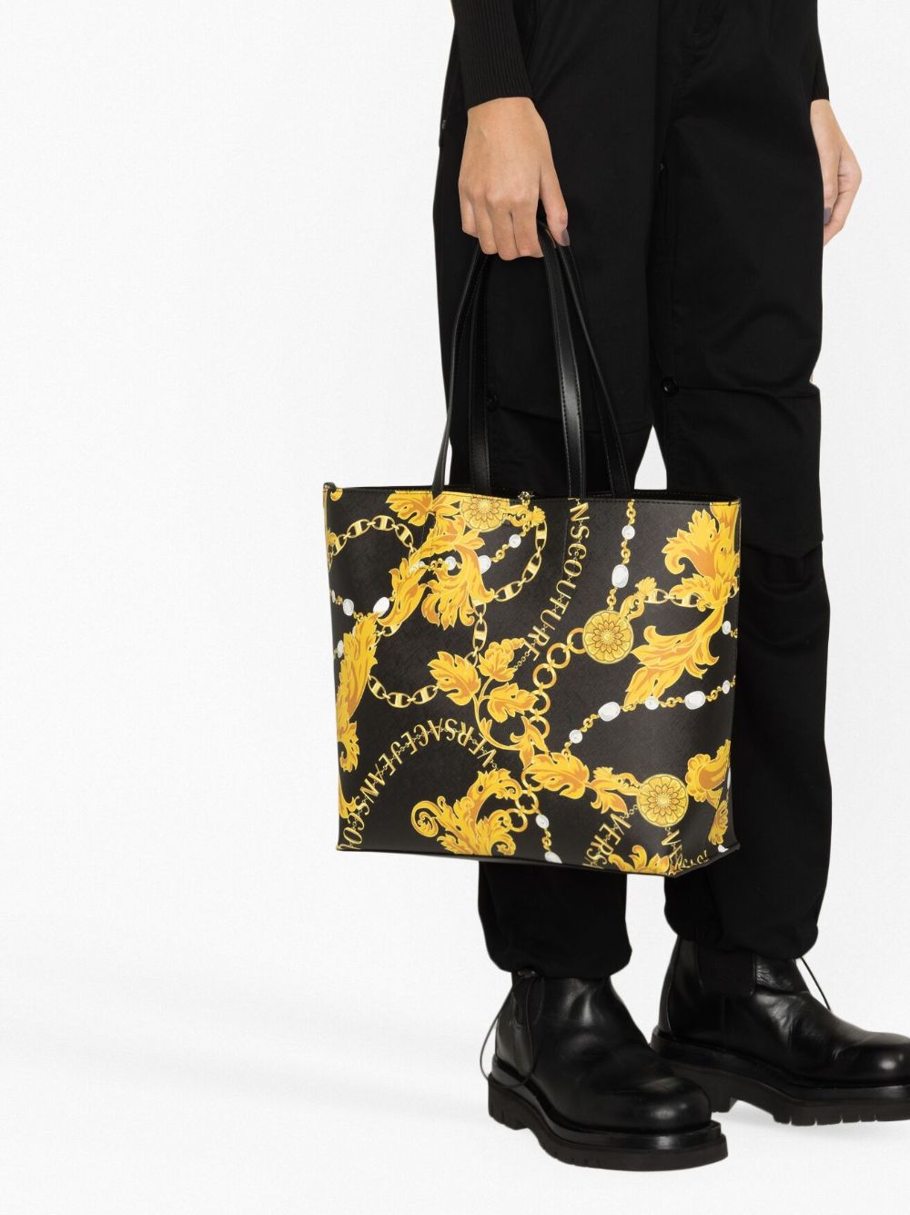 VERSACE JEANS BAROCCO PRINT SHOPPER - Image 2