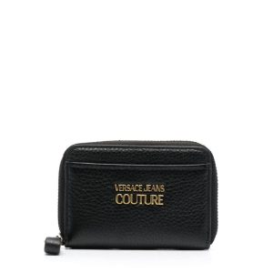 VERSACE JEANS SMALL ZIPPED LOGO WALLET