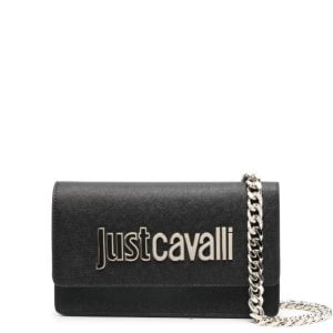 JUST CAVALLI WALLET-PURSE - BLACK