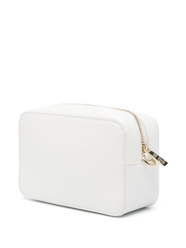 JUST CAVALLI CAMERA BAG WITH LOGO - WHITE - Image 3