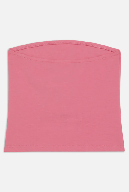 JUICY COUTURE BANDEAUX COTTON TOP - PINK - Image 3