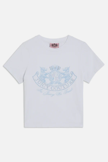 JUICY COUTURE LEGACY LOGO SHIRT - WHITE - Image 2