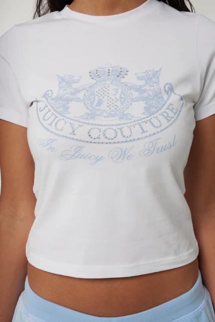 JUICY COUTURE LEGACY LOGO SHIRT - WHITE - Image 5