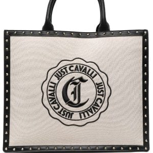 JUST CAVALLI LARGE TOTE - BLACK