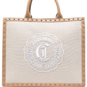 JUST CAVALLI LARGE TOTE - BEIGE