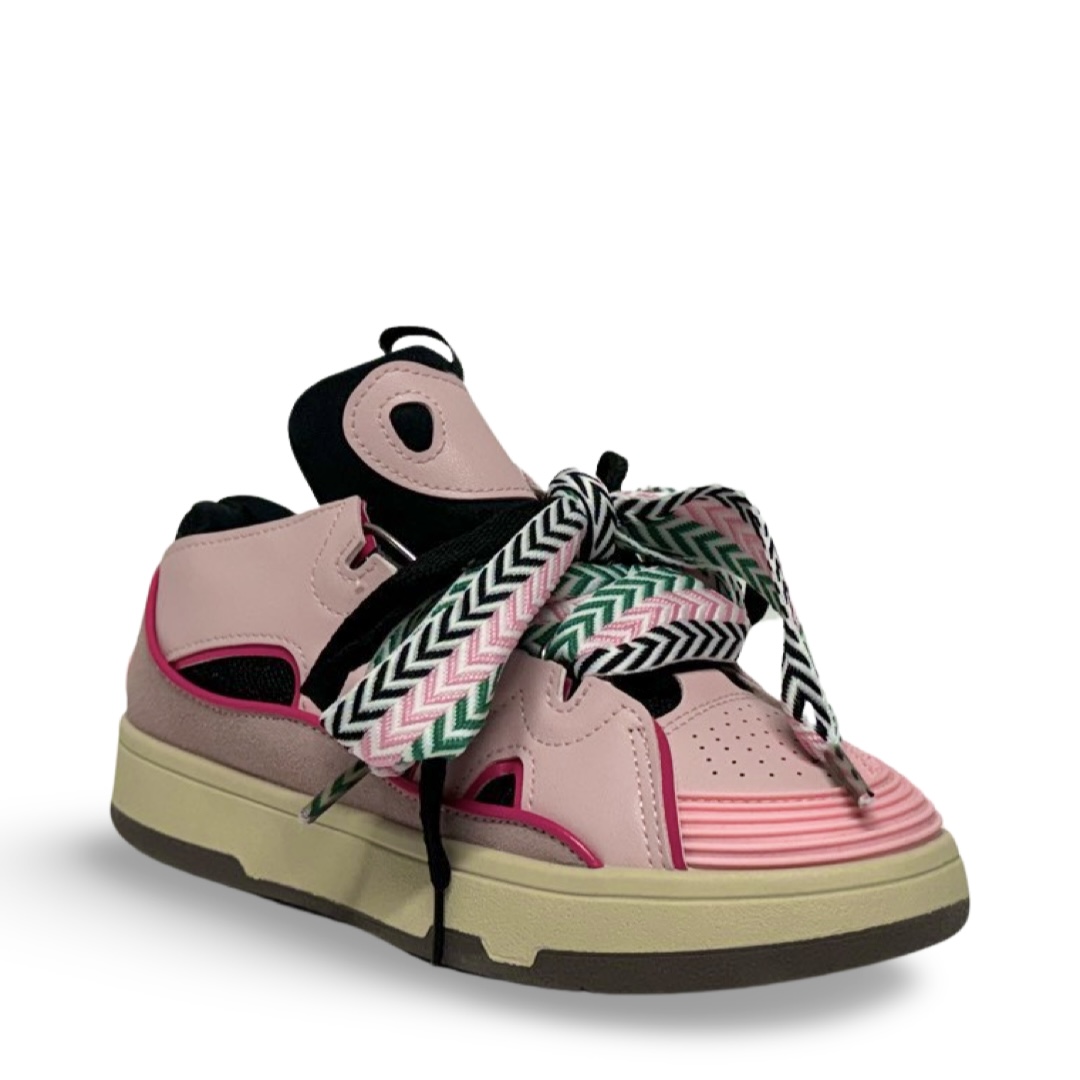 MULTICOLOUR OVERSIZED SNEAKER - PINK - Image 2