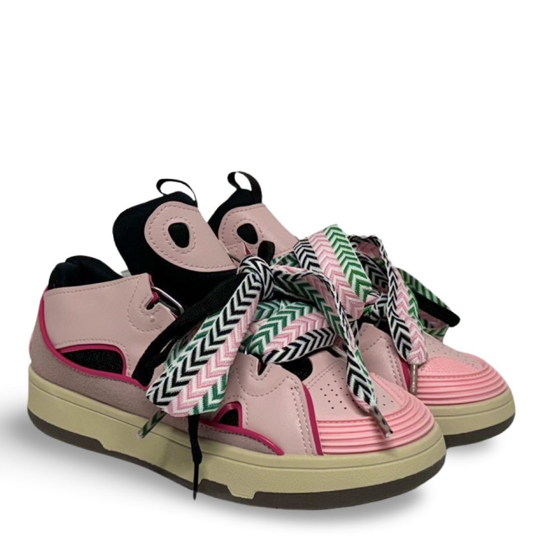 MULTICOLOUR OVERSIZED SNEAKER - PINK - Image 4