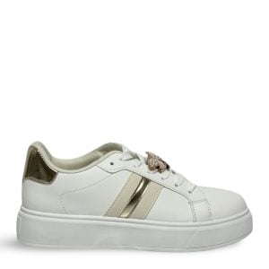 BUTTERFLY EMBELLISHED FLAT SNEAKERS