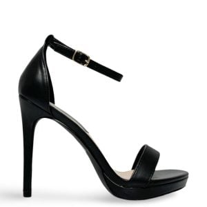 ANKLE STRAP HEELS 9CM - BLACK