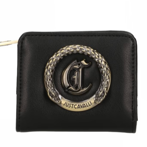 JUST CAVALLI MINI WALLET ROUND LOGO